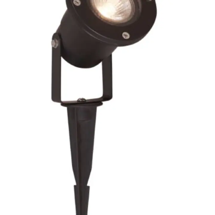 Stalp negru de exterior Leros