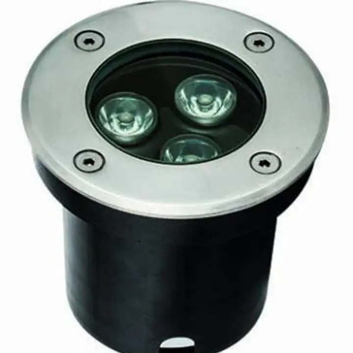 Lampa argintie de gradina Lotus 100