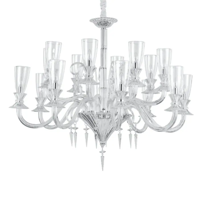 Lampa Suspendata BEETHOVEN CROMO E14 max 16 x 40W