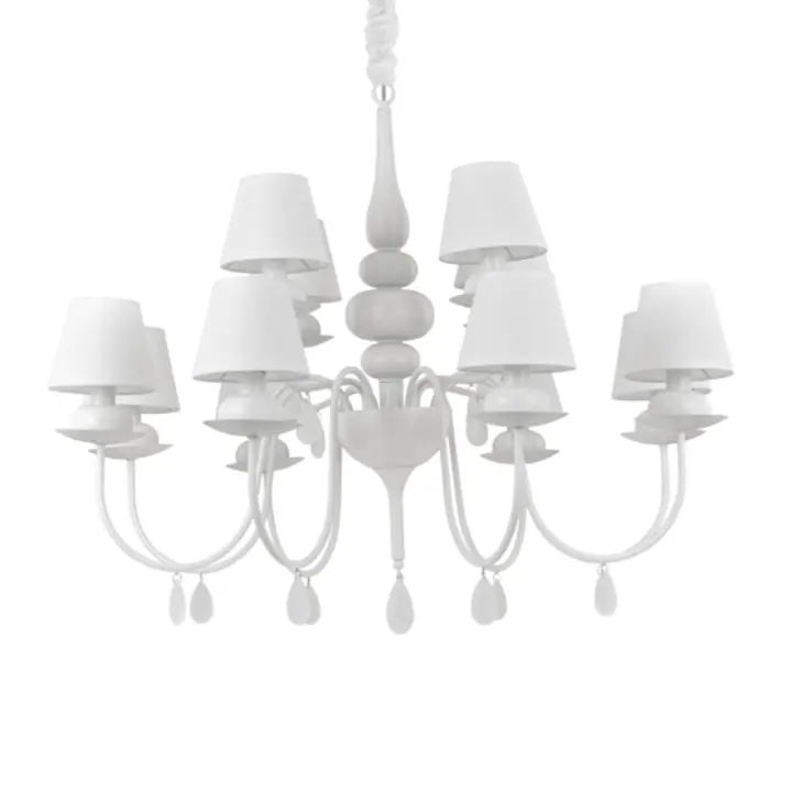 Lampa Suspendata BLANCHE BIANCO E14 max 12 x 40W