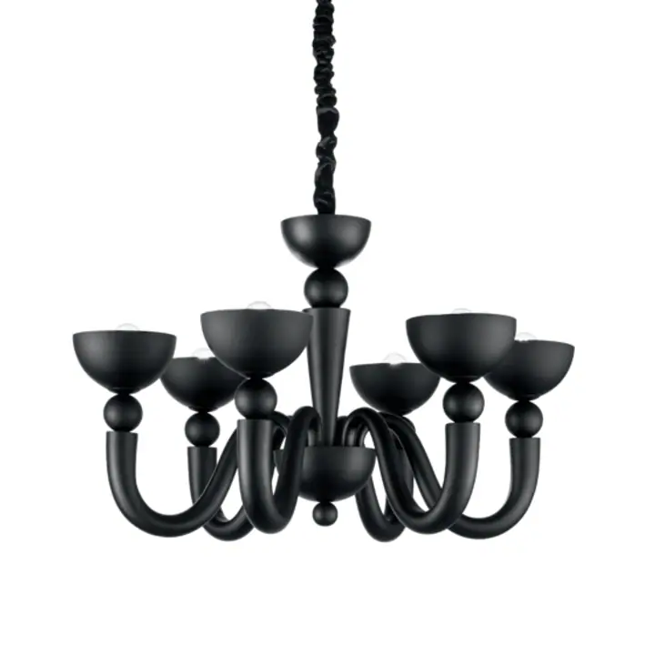 Lampa Suspendata BON BON NERO E14 max 6 x 40W