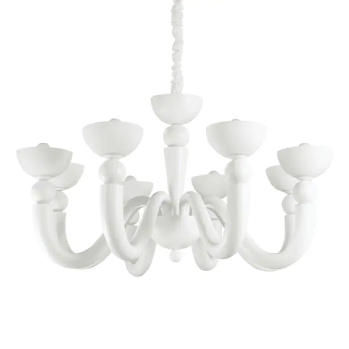 Lampa Suspendata BON BON BIANCO E14 max 8 x 40W