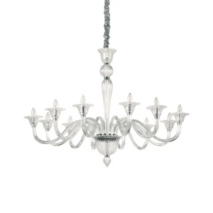 Lampa Suspendata BRIGITTA CROMO E14 max 12 x 40W