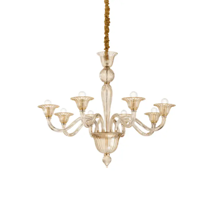 Lampa Suspendata BRIGITTA ORO E14 max 8 x 40W