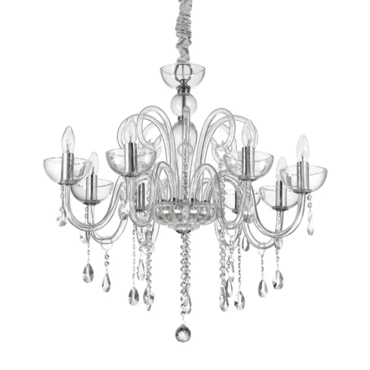 Lampa Suspendata CANALETTO CROMO E14 max 8 x 40W