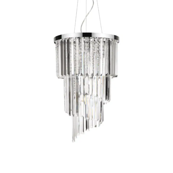 Lampa Suspendata CARLTON CROMO E14 max 8 x 40W