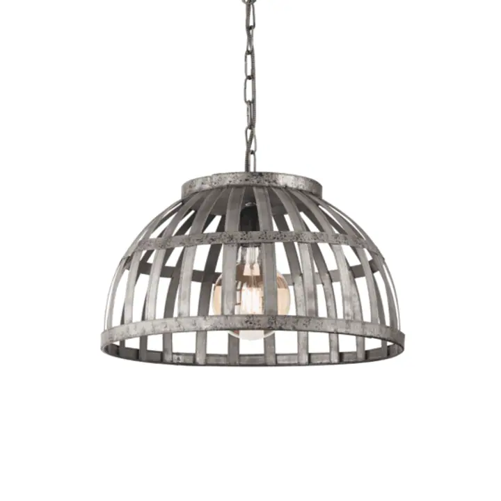 Lampa Suspendata CESTO GRIGIO E27 max 1 x 60W
