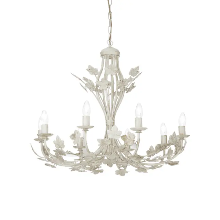 Lampa Suspendata CHAMPAGNE BIANCO E14 max 8 x 40W