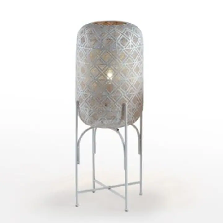Lampadar alb din metal Jana M