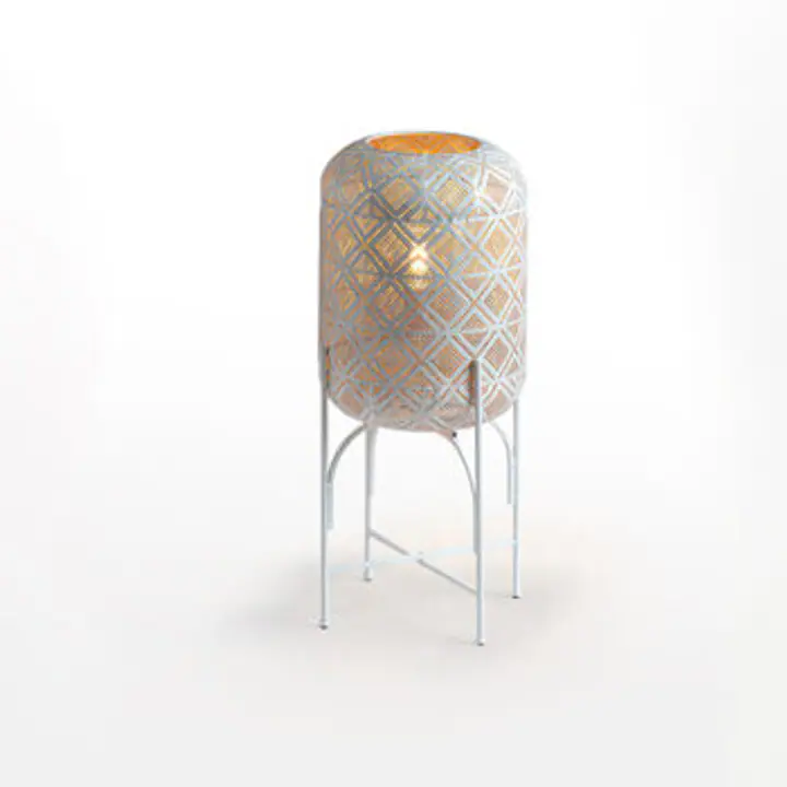 Lampadar alb din metal Jana S