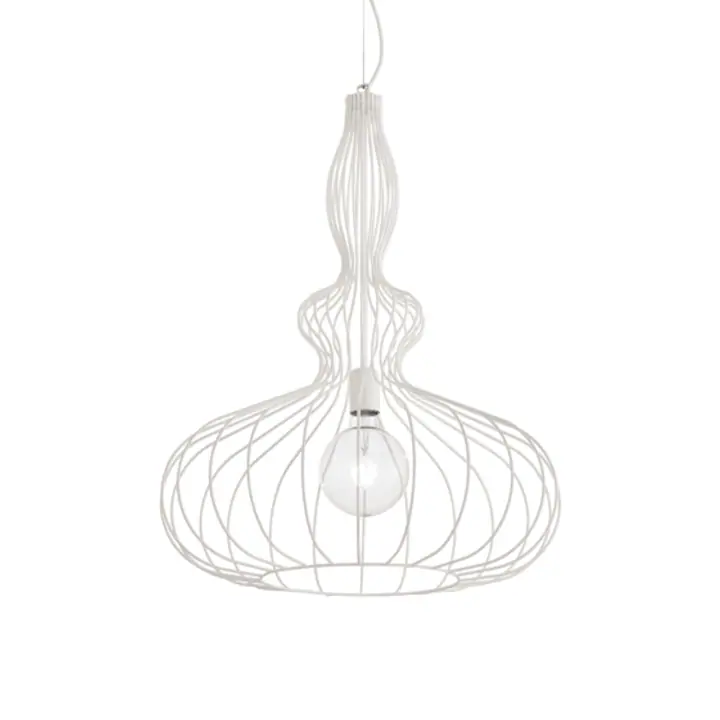 Lampa Suspendata CLARISSA BIANCO E27 max 1 x 8W