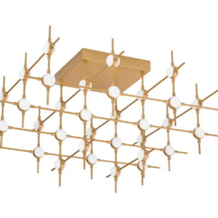 Plafoniera Atomo Auriu 9180636