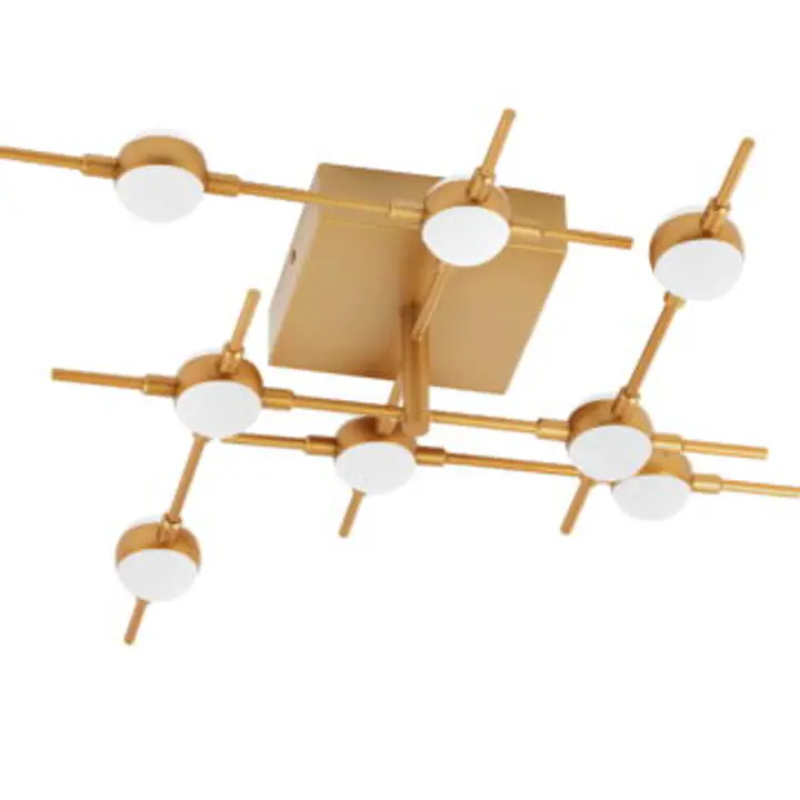 Plafoniera Atomo Auriu 9180678