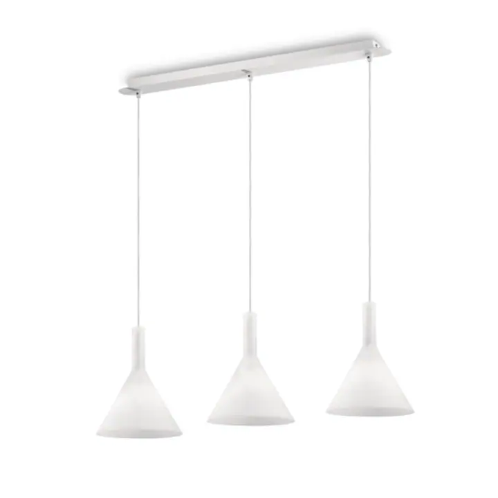 Lampa Suspendata COCKTAIL BIANCO E14 max 3 x 40W