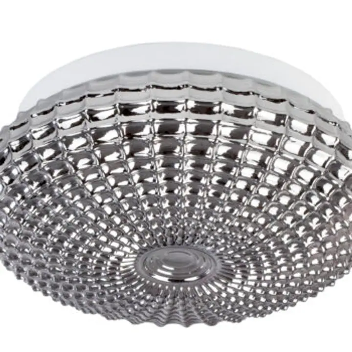 Plafoniera pentru baie Clam Crom, Fumuriu 9738254
