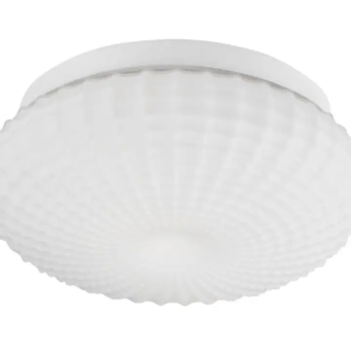 Plafoniera pentru baie Clam Alb 9738256
