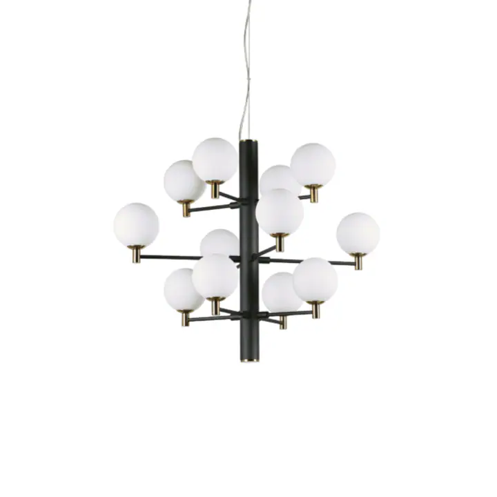 Lampa Suspendata COPERNICO NERO G9 max 12 x 40W