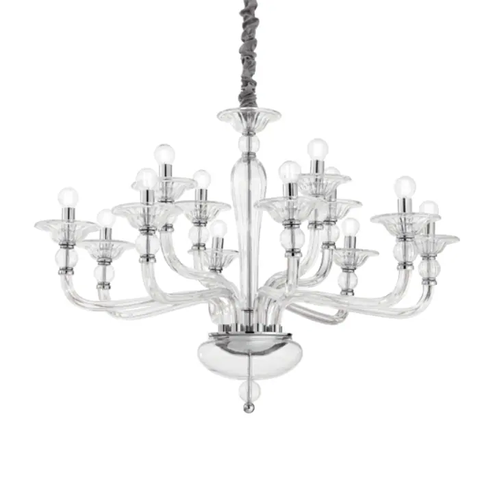 Lampa Suspendata DANIELI CROMO E14 max 12 x 40W