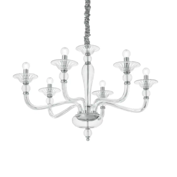 Lampa Suspendata DANIELI CROMO E14 max 6 x 40W