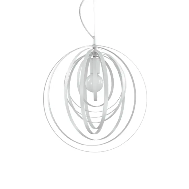 Lampa Suspendata DISCO BIANCO E27 max 1 x 60W