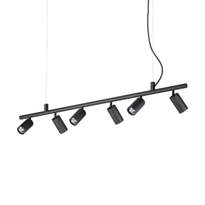 Lampa Suspendata DYNAMITE NERO GU10 max 6 x 28W