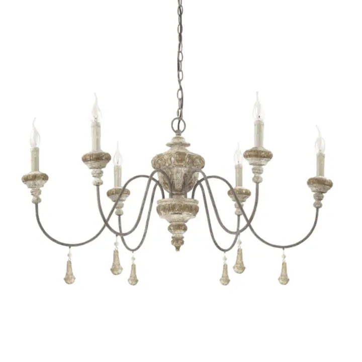 Lampa Suspendata EDITH GRIGIO E14 max 6 x 40W