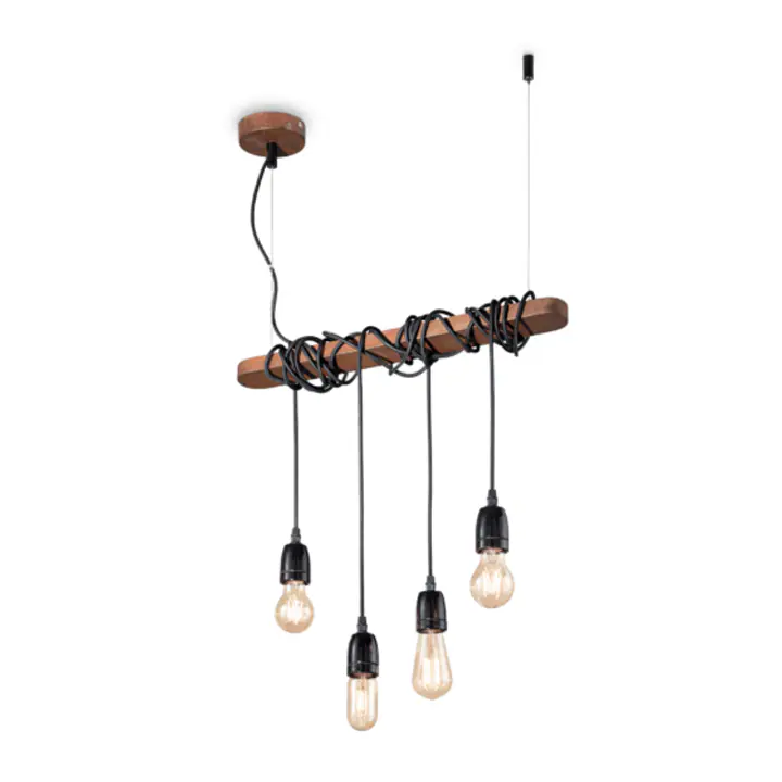 Lampa Suspendata ELECTRIC RUGGINE E27 max 4 x 60W