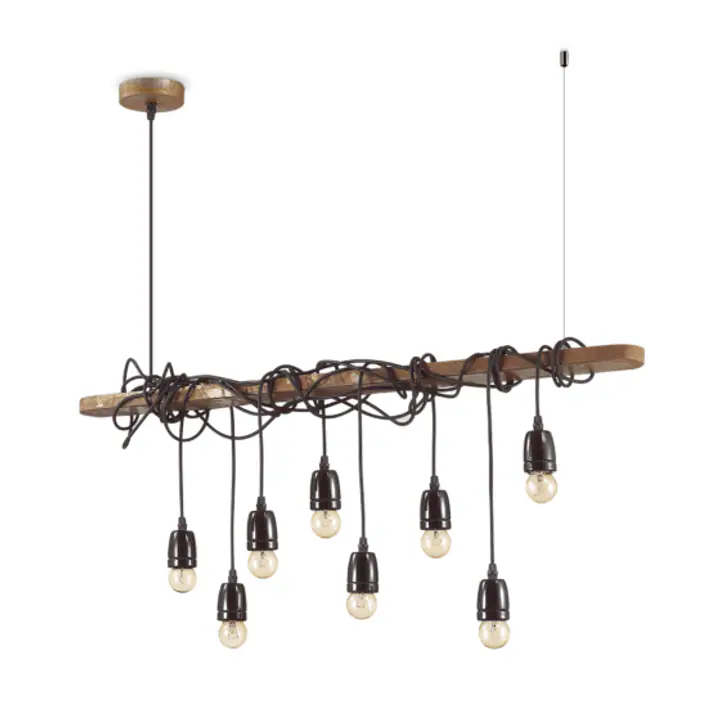 Lampa Suspendata ELECTRIC RUGGINE E27 max 8 x 60W