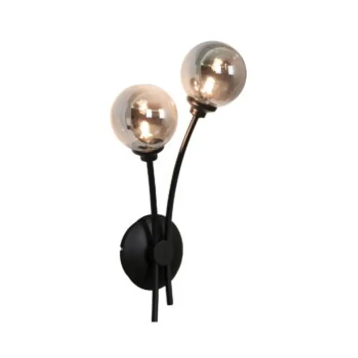 Aplica neagra Serpa G917003A-2W