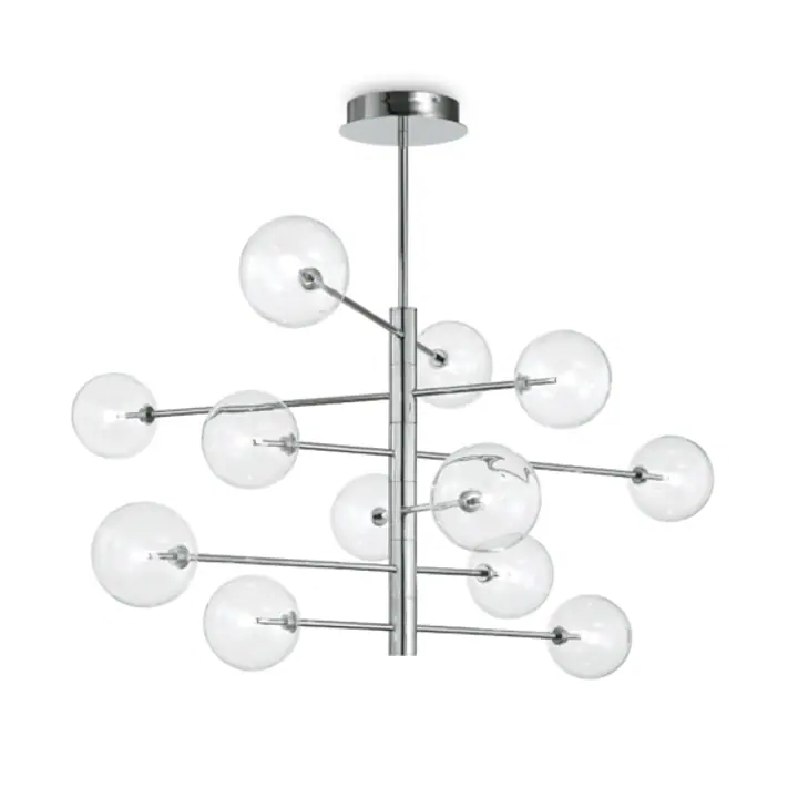 Lampa Suspendata EQUINOXE CROMO G4 max 12 x 2W