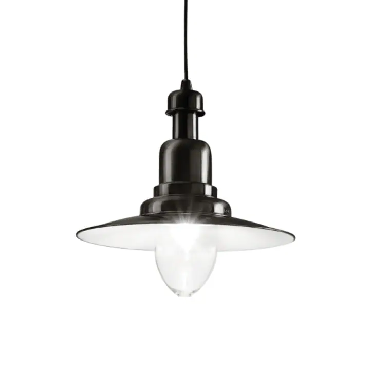 Lampa Suspendata FIORDI NERO E27 max 1 x 60W
