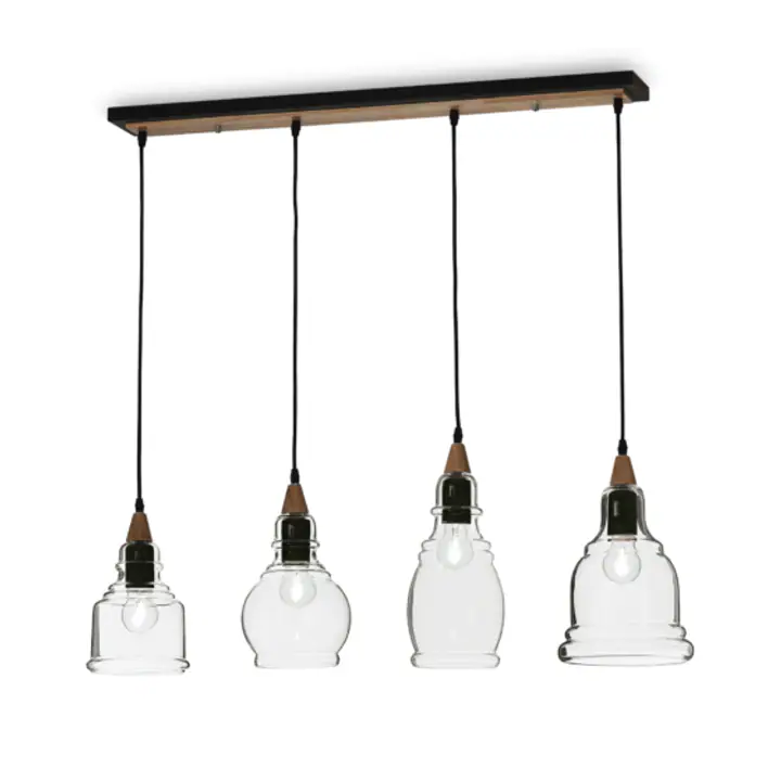 Lampa Suspendata GRETEL NERO E27 max 4 x 60W