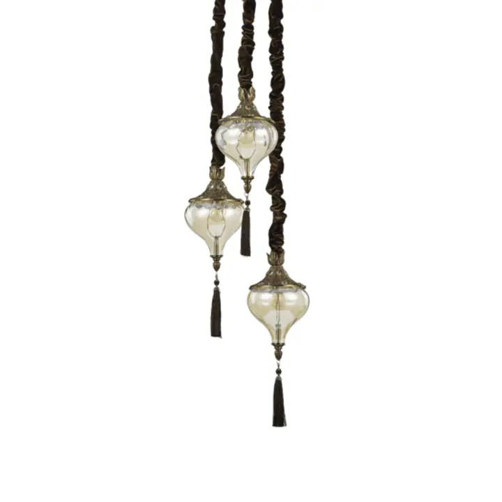 Lampa Suspendata HAREM BRUNITO E27 max 3 x 60W