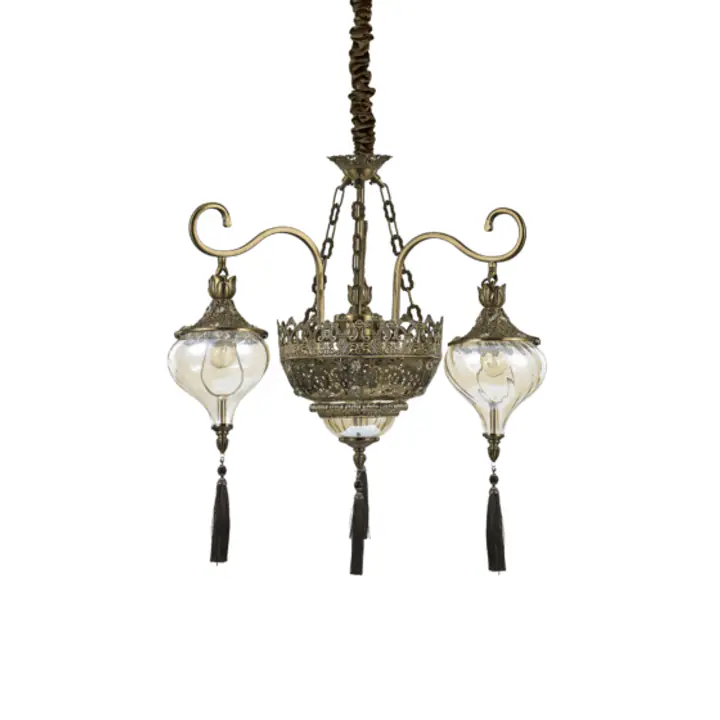 Lampa Suspendata HAREM BRUNITO E27 max 5 x 60W