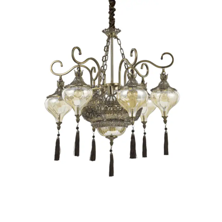 Lampa Suspendata HAREM BRUNITO E27 max 9 x 60W