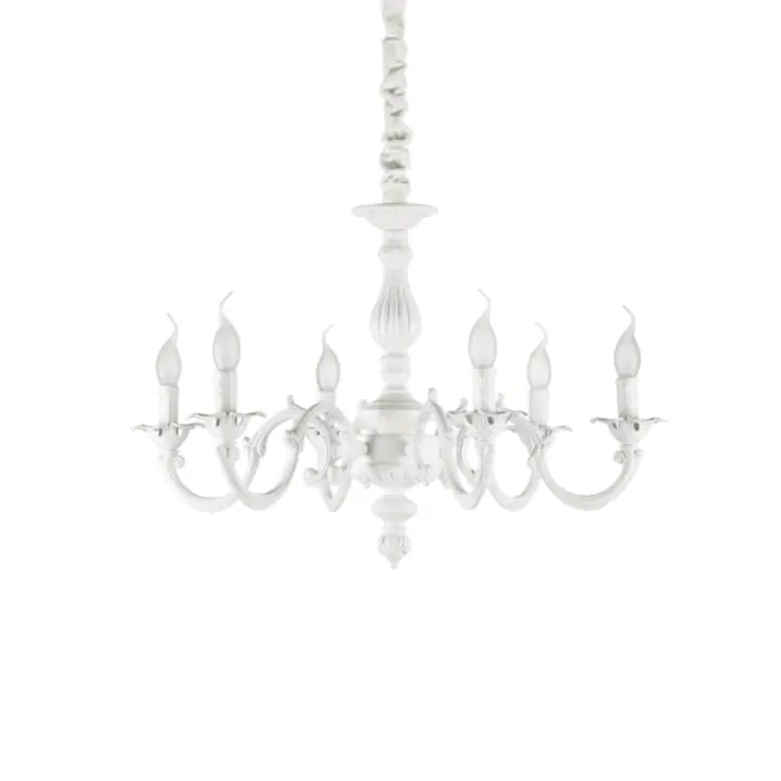 Lampa Suspendata JUSTINE BIANCO E14 max 6 x 40W